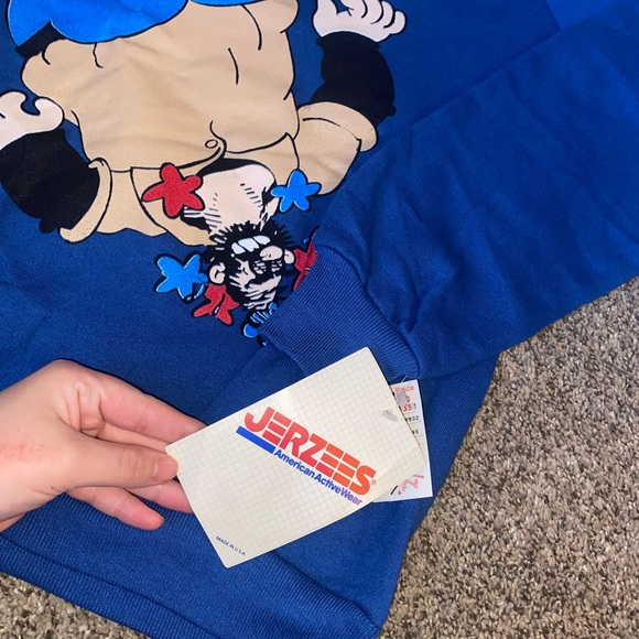 Rare Vintage Deadstock Popeyes Crewneck NWT - Picture 4 of 7